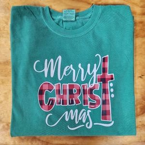 Adult Long Sleeve Christmas Tee XLarge